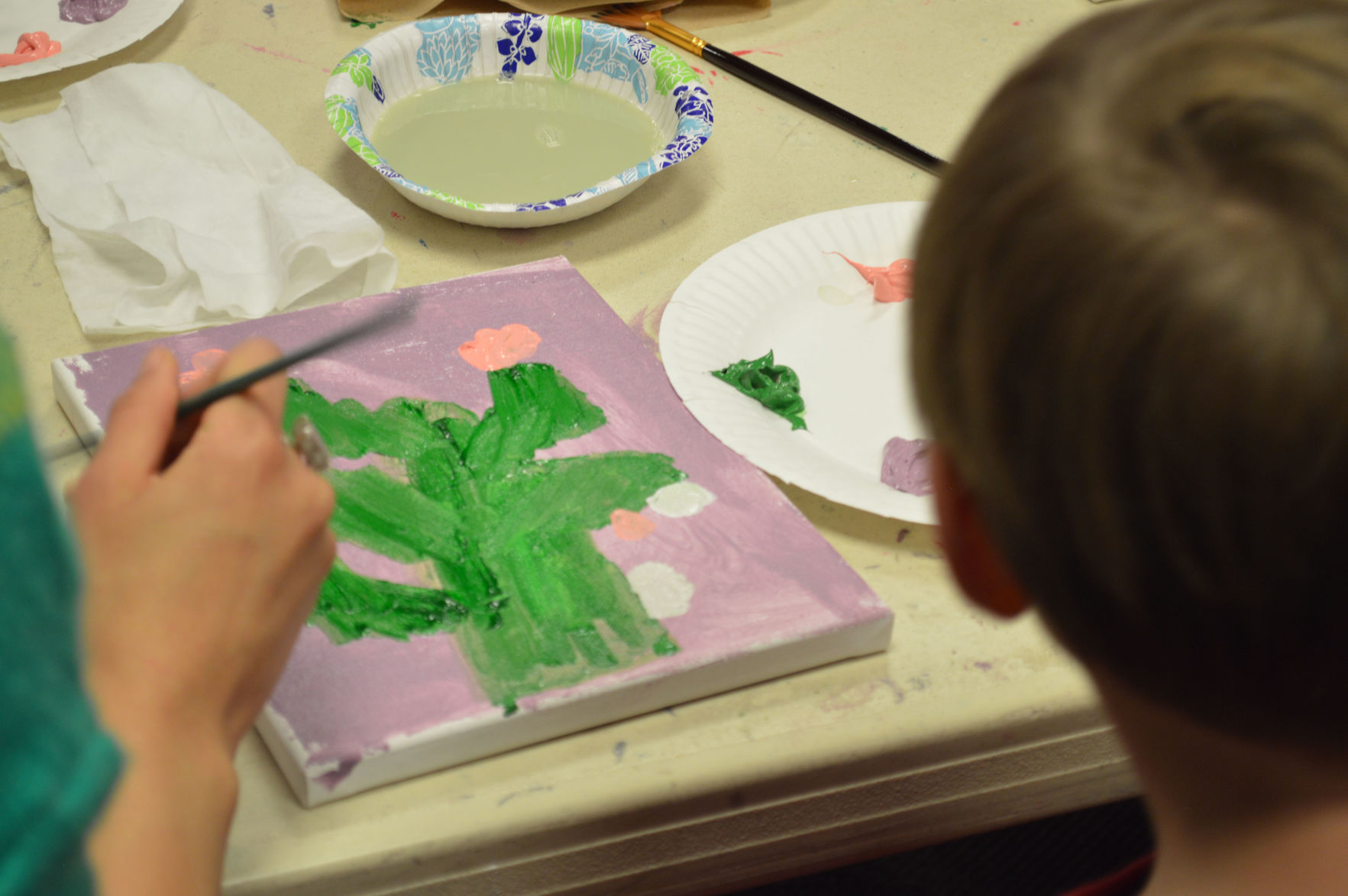 Paint nite at Bookmans offers fun and art for all